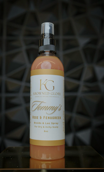 Tommy’s Braids Rose & Fenugreek Organic Hair Spray