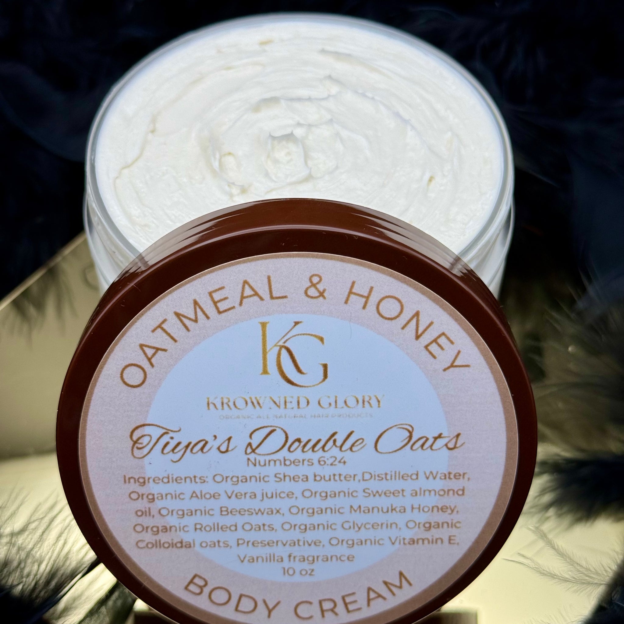 Tiya’s Double Oats Body Cream (Oatmeal & Honey) (Emulsified)