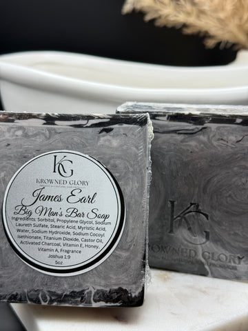 James Earl’s  Big Man Bar Soap (Vanilla Bourbon Scent)