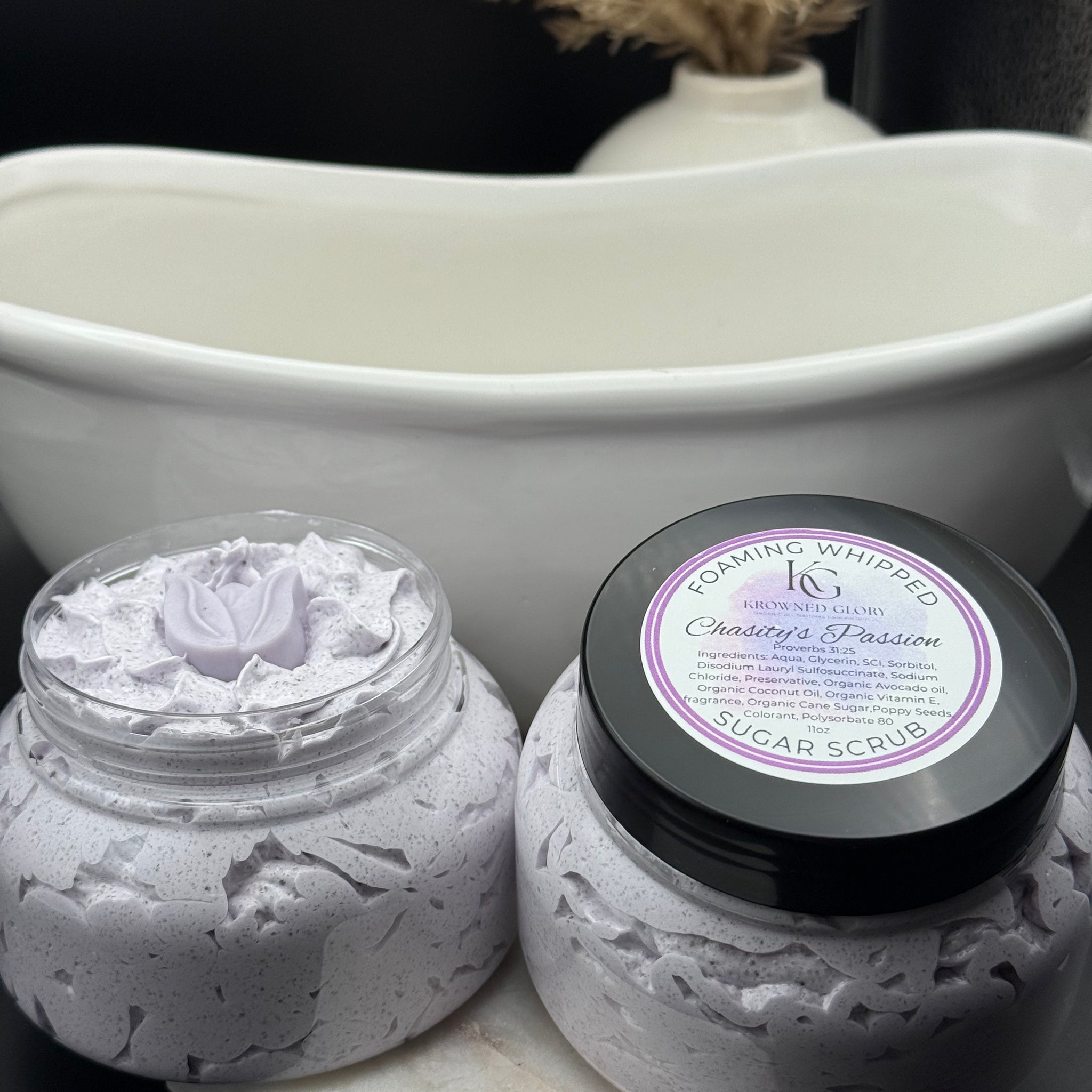 Chasity’s Passion Foaming Whipped Sugar Scrub