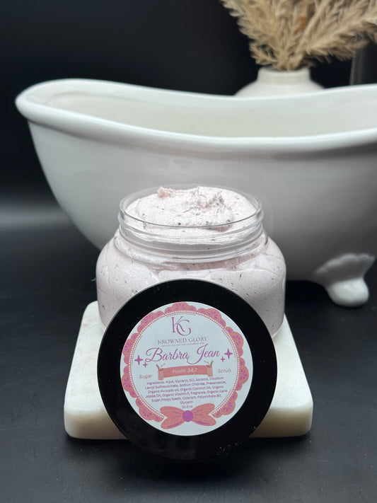 Barbra Jean Whipped Foaming Sugar Scrub ( Delina Inspired Fragrance)