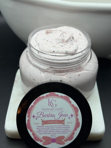 Barbra Jean Whipped Foaming Sugar Scrub ( Delina Inspired Fragrance)
