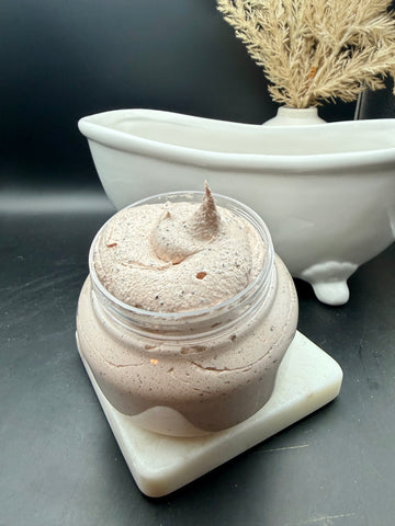 Nettie Mae’s Chocolate Amber Foaming Sugar Scrub