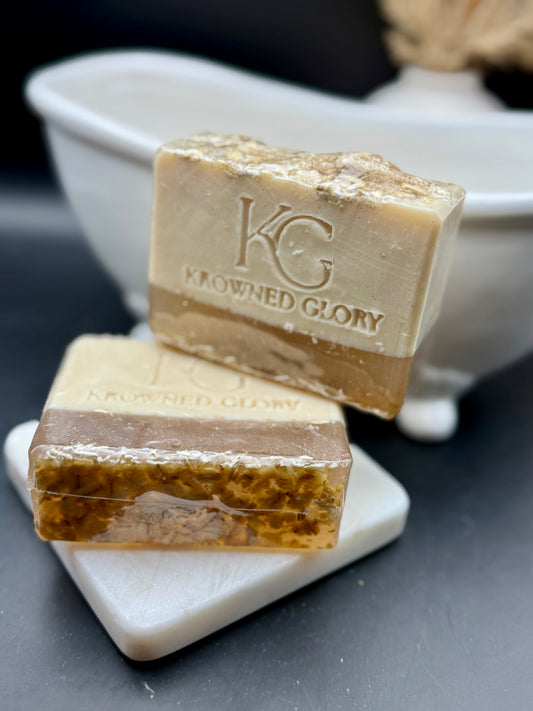 Takiya’s Oatmeal & Honey Bar Soap (Vanilla Scent)