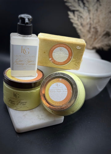 Ultimate Turmeric Honey & Oats Glow Bundle ft. Qua’Niya’s Toner Essence